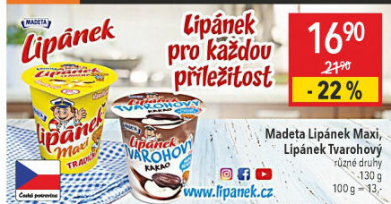 Dezert Lipánek Duo Madeta