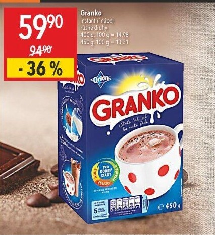 Instantní kakao Granko
