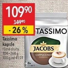 Kapsle Tassimo Jacobs