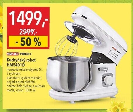 Kuchyňský robot HM5401D Sinotech