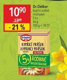 Kypřicí prášek Dr. Oetker