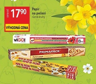 Papír na pečení Vigo