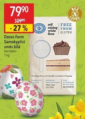 Samokypřicí směs bez lepku Doves Farm