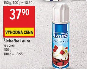Šlehačka ve spreji Laura