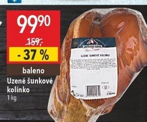 Šunkové uzené kolínko Kostelecké uzeniny