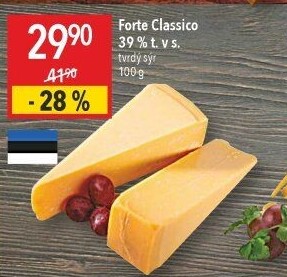 Sýr Forte Classico 39%