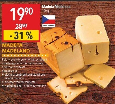 Sýr Madeland Madeta