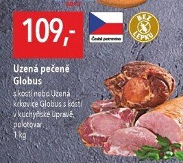Uzená pečeně s kostí Globus