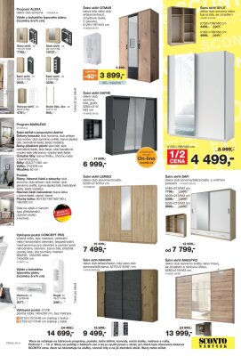 akční leták Sconto nábytek 1.4.2022-28.4.2022