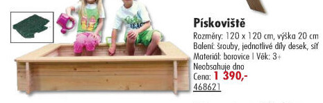 Dětské pískoviště Woody
