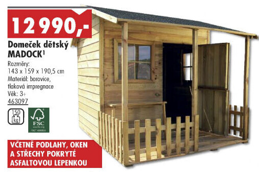 Dětský Domeček Madock Asko