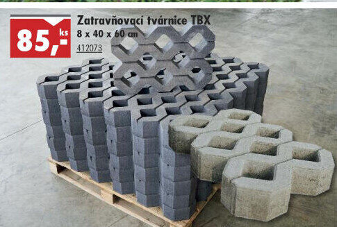 Dlažba zatravňovací