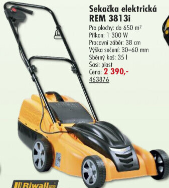 Elektrická sekačka Riwall REM 3813i