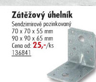 Konzole - úhelník