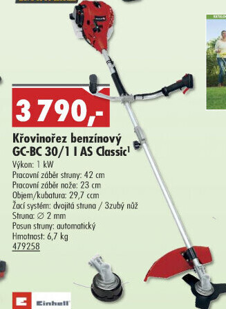 Křovinořez benzínový Einhell GC-BC 30/1 I AS Classic