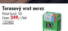 Vrut terasový Spax