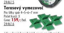 Vymezovač terasový Spax