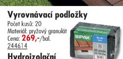 Vyrovnávací podložka Spax