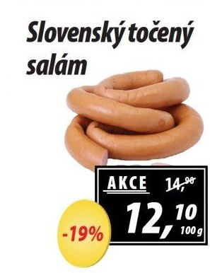 Salám slovenský točený