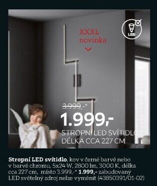 STROPNÍ LED SVÍTIDLO