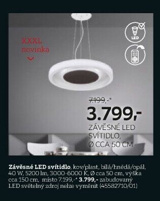 ZÁVĚSNÉ LED SVÍTIDLO