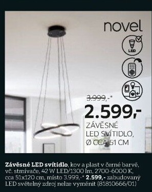 ZÁVĚSNÉ LED SVÍTIDLO