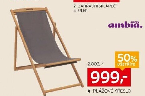 PLÁŽOVÉ KŘESLO