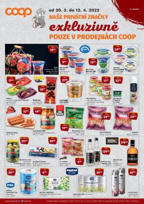 akční leták COOP 30.3.2022-12.4.2022