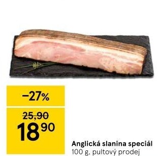 Anglická slanina speciál