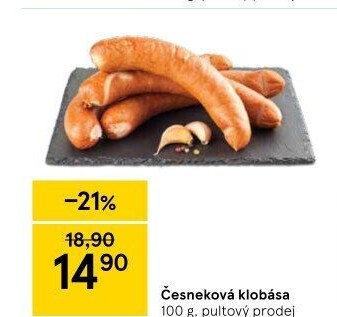 Česneková klobása