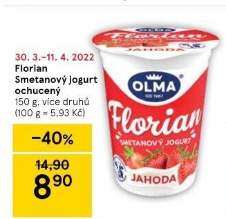 Jogurt smetanový Florian Olma