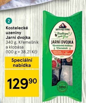 Kostelecká klobása a Křemešník Kostelecké uzeniny