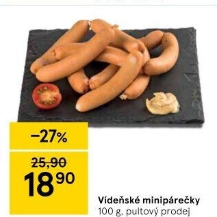 Minipárečky vídeňské