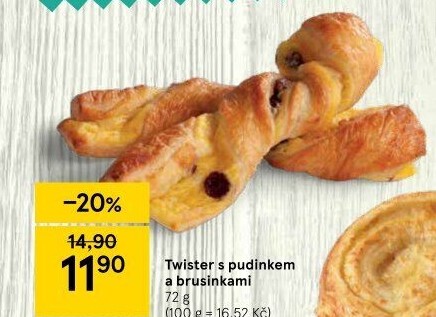 Pečivo sladké Twister
