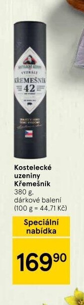 Salám Křemešník Kostelecké uzeniny - dárkové balení