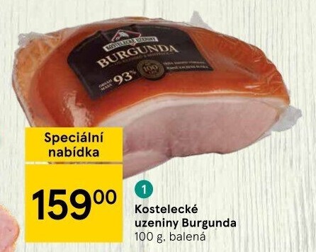Šunka Burgunda Kostelecké uzeniny
