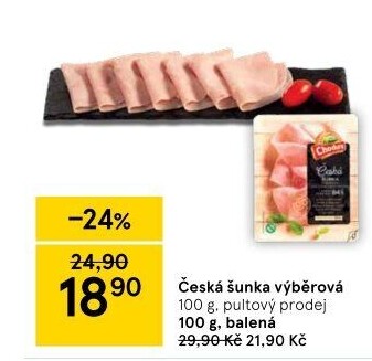 Šunka česká výběrová