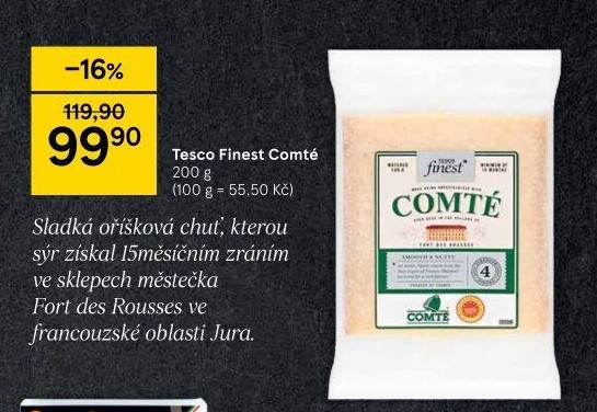 Sýr Comté Tesco Finest