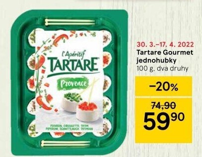 Sýr jednohubky Aperifrais Tartare