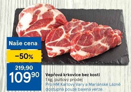 Vepřová krkovice bez kosti