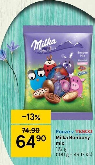 Čokoládová vajíčka mini Milka