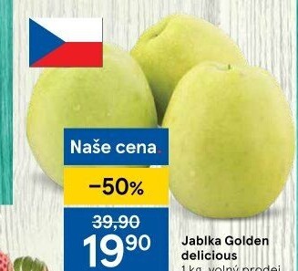 Jablka Golden Delicious