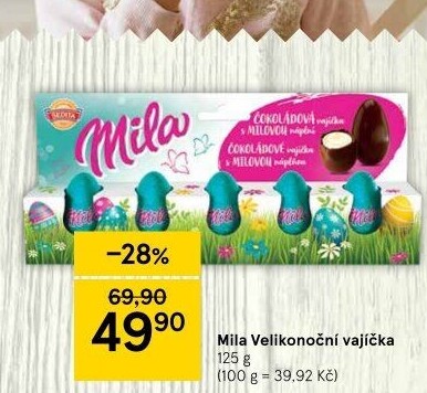 Mini vajíčka Mila Sedita