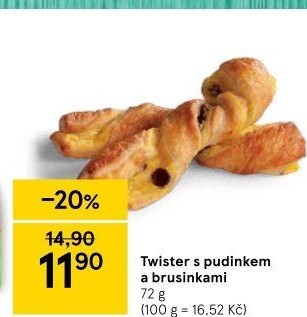 Pečivo sladké Twister