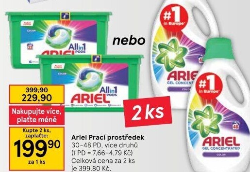 Prací prostředky Ariel