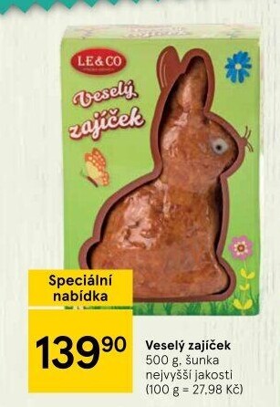 Šunka Veselý zajíček nejvyšší jakost LE&amp