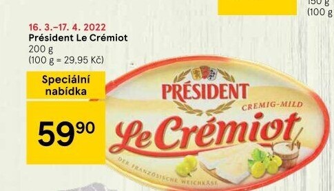 Sýr Le Crémiot Président