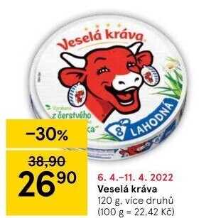 Sýr tavený Veselá kráva
