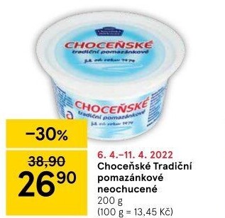 Tradiční pomazánkové Choceňské