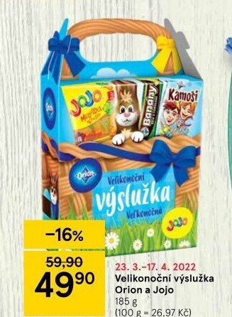 Velikonoční Výslužka Jojo a Orion